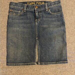 Ezra Fitch vintage Jean Skirt Size 25‎ made in the USA